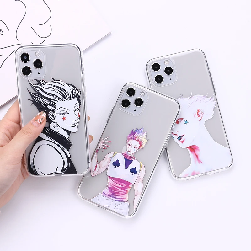 Hisoka Anime Hunter X Ultra Thin Clear Phone Case For iPhone 11 12 7 Case Silicone Soft Back Cover For iPhone 13Pro Max XS X
Hisoka Anime Hunter X Ultra Thin Clear Phone Case For iPhone 11 12 7 Case Silicone Soft Back Cover For iPhone 13Pro Max XS X