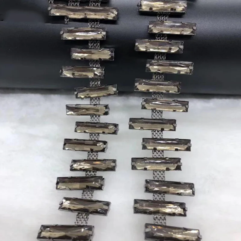 10Yards New Style DIY Rhinestones Wedding Belt Bridal Sash Belt Crystal Rhinestone Tape
10Yards New Style DIY Rhinestones Wedding Belt Bridal Sash Belt Crystal Rhinestone Tape