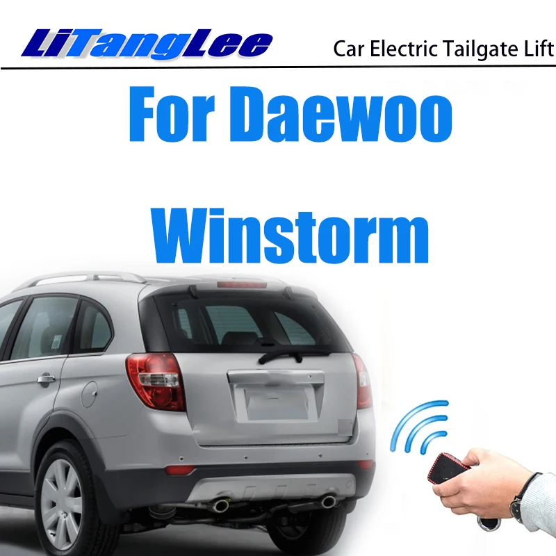 

LiTangLee Car Electric Tail Gate Lift Trunk Rear Door Assist System For Daewoo Winstorm 2006~2011 key Remote Control