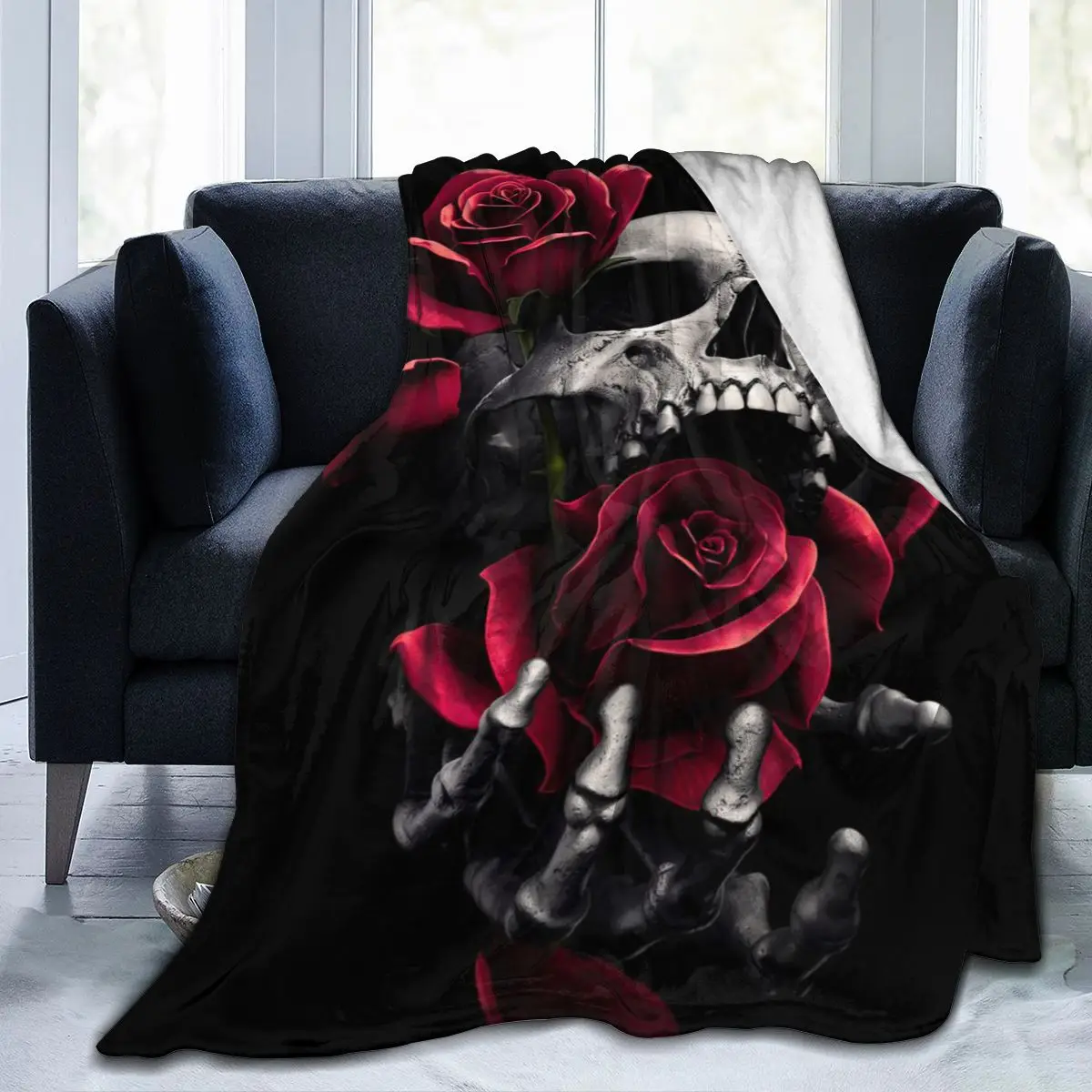 fashion 3D printing Skull quick-drying plush blanket printing flannel bed linen soft blanket square picnic soft blanket
fashion 3D printing Skull quick-drying plush blanket printing flannel bed linen soft blanket square picnic soft blanket