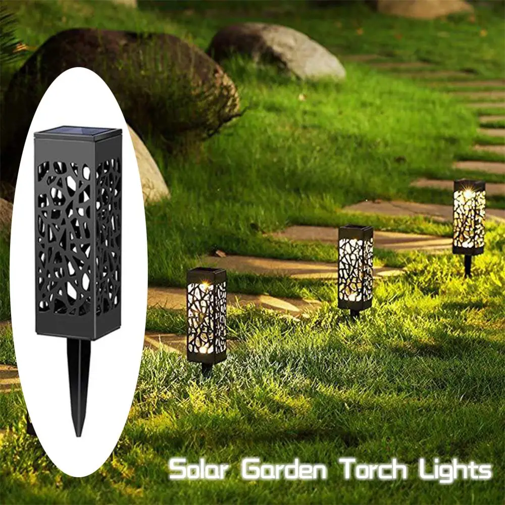 

4Pcs Hot Sale Solar Garden LED Torch Lights Dancing Flames LED Waterproof Landscape Lawn Light