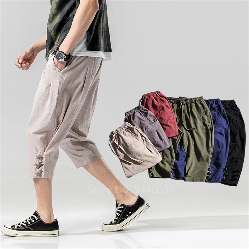 Men Japanese Style Harem Pants Samurai Costume Thin Trousers Summer Breathable Streetwear Vintage Male Plus Size Haori Outfits
Men Japanese Style Harem Pants Samurai Costume Thin Trousers Summer Breathable Streetwear Vintage Male Plus Size Haori Outfits