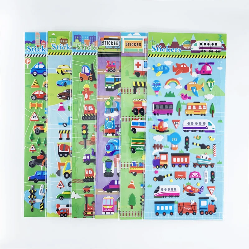 Random 3 Sheets Cartoon Car Truck Plane Traffic 3D Bubble Stickers Waterproof DIY Scrapbook for Girl Boy Kids Educational Toys
Random 3 Sheets Cartoon Car Truck Plane Traffic 3D Bubble Stickers Waterproof DIY Scrapbook for Girl Boy Kids Educational Toys