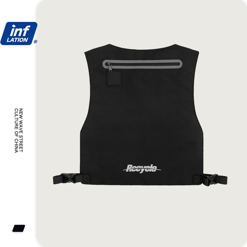 INFLATION Men Streetwear Utility Gilet With Pocket In Black Color Hip Hop Men Core Vest Sleeveless Mens Utility Gilet 292AI2019
INFLATION Men Streetwear Utility Gilet With Pocket In Black Color Hip Hop Men Core Vest Sleeveless Mens Utility Gilet 292AI2019