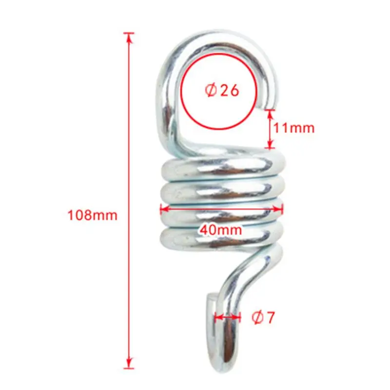 500lb Weight Capacity Sturdy Steel Hammock Extension Spring for Hanging Swing Chair Heavy Duty
500lb Weight Capacity Sturdy Steel Hammock Extension Spring for Hanging Swing Chair Heavy Duty