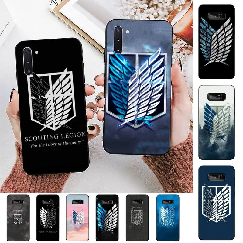 FHNBLJ Attack On Titan Logo Phone Case for Samsung Note 5 7 8 9 10 20 pro plus lite ultra A21 12 72
FHNBLJ Attack On Titan Logo Phone Case for Samsung Note 5 7 8 9 10 20 pro plus lite ultra A21 12 72