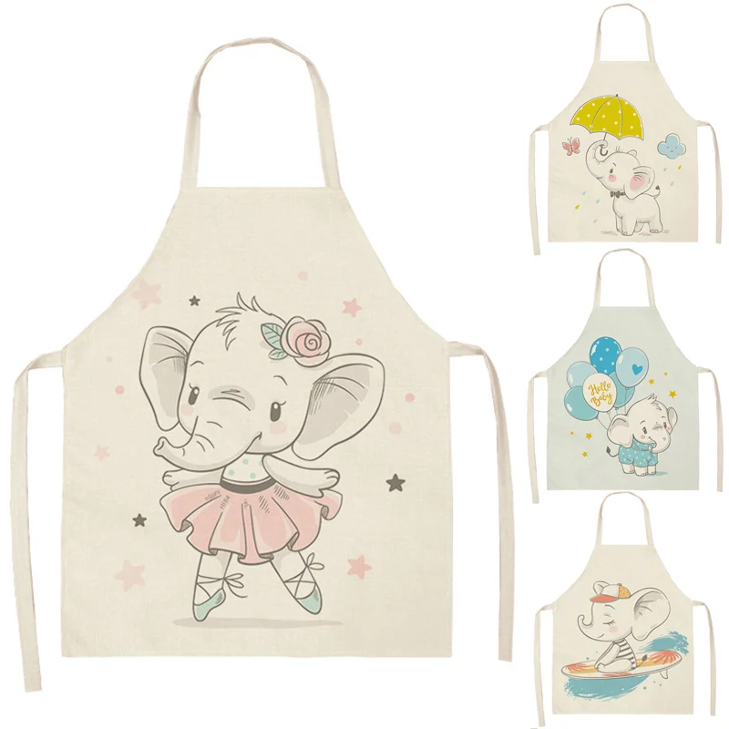 Elephant Printed Sleeveless Aprons 66x47cm Cartoon Cotton Linen Kitchen Women Pinafore Home Cooking Baking Waist Bibs
Elephant Printed Sleeveless Aprons 66x47cm Cartoon Cotton Linen Kitchen Women Pinafore Home Cooking Baking Waist Bibs