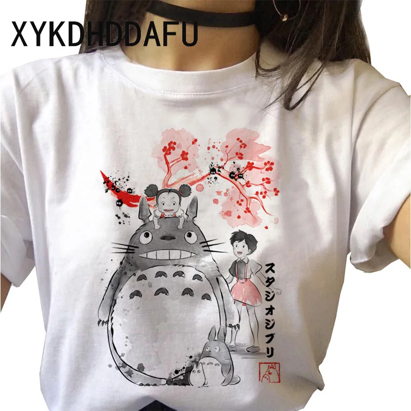 Totoro T-shirt Women Studio Ghibli Kawaii Harajuku Clothing Ladies Ulzzang T-shirt Japanese Print T-shirt
Totoro T-shirt Women Studio Ghibli Kawaii Harajuku Clothing Ladies Ulzzang T-shirt Japanese Print T-shirt
