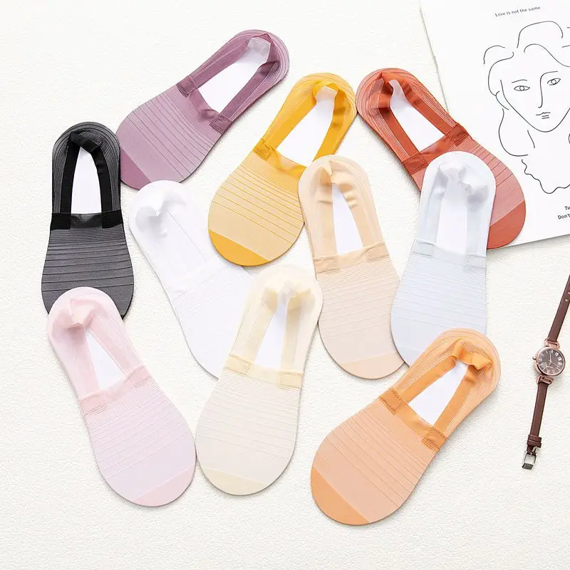 Fashion Sock Women 2020 New Women Invisable Sock Slippers Color Thin Mesh Transparent Women's Socks Women Slippers Korea Style
Fashion Sock Women 2020 New Women Invisable Sock Slippers Color Thin Mesh Transparent Women's Socks Women Slippers Korea Style
