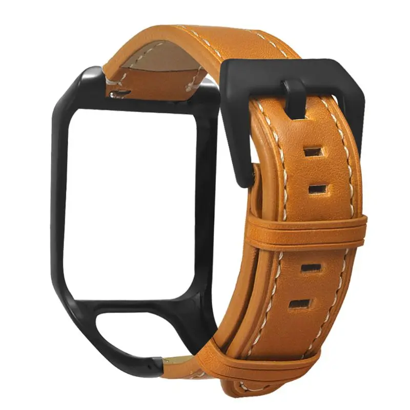 Replaced Genuine Leather Wrist Strap Metal Clasp Buckle Watchband Bracelet for tomtom Runner 2 3/Spark 3 2 Watch Accessories
Replaced Genuine Leather Wrist Strap Metal Clasp Buckle Watchband Bracelet for tomtom Runner 2 3/Spark 3 2 Watch Accessories