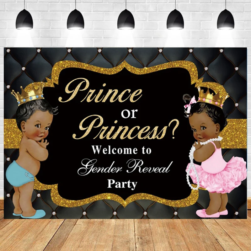 Royal Celebration Gender Reveal Background Welcome Prince or Princess Baby Shower Party Photo Backdrop Newborn Blue Pink Poster
Royal Celebration Gender Reveal Background Welcome Prince or Princess Baby Shower Party Photo Backdrop Newborn Blue Pink Poster