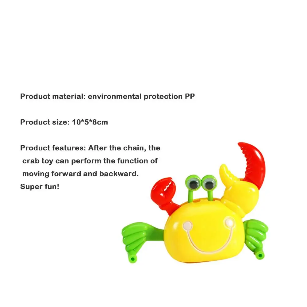 Kids Plastic Cartoon Clockwork Crab Toy Wind Up Animal Toys Environmentally Friendly and Non-toxic Gifts Random Color
Kids Plastic Cartoon Clockwork Crab Toy Wind Up Animal Toys Environmentally Friendly and Non-toxic Gifts Random Color