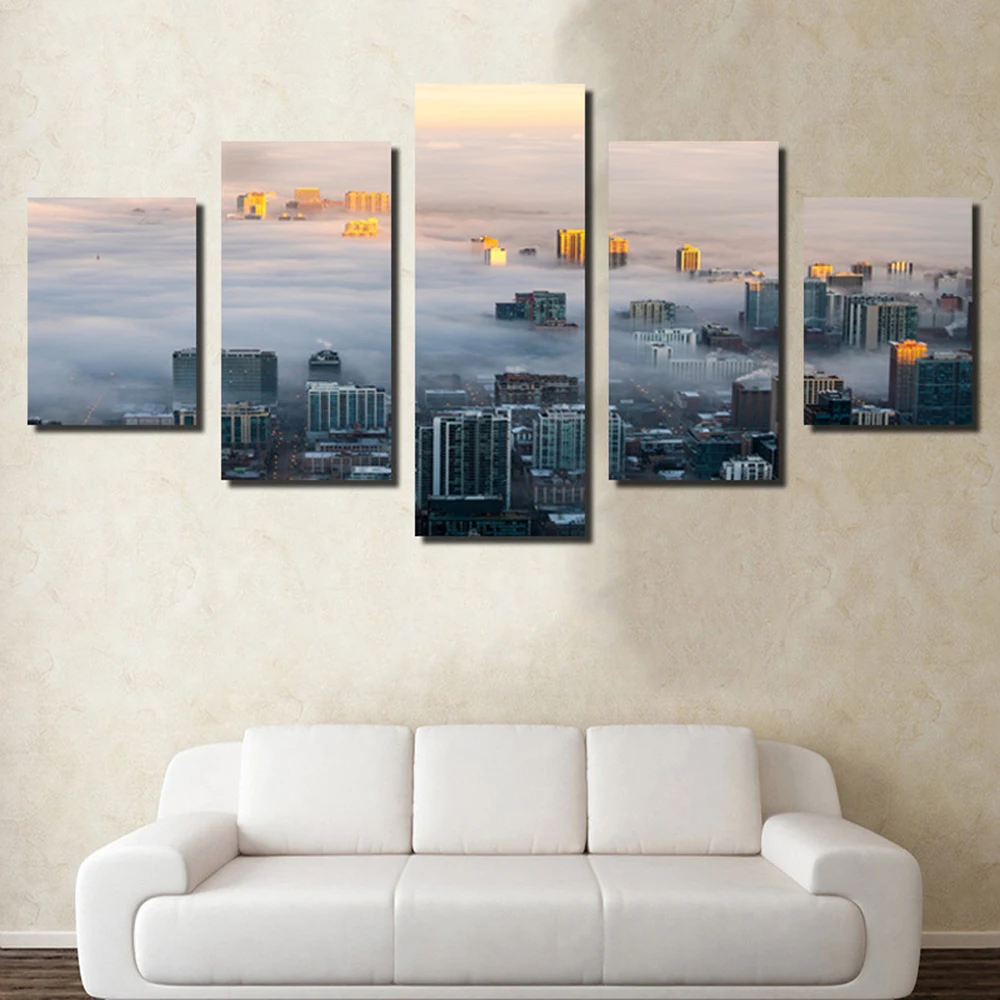 5 шт. картина городской туман пейзаж живопись холст Home Decor Декор в гостиную Настенный декор современного искусства напечатанный плакат Wall Art ...
5 шт. картина городской туман пейзаж живопись холст Home Decor Декор в гостиную Настенный декор современного искусства напечатанный плакат Wall Art ...