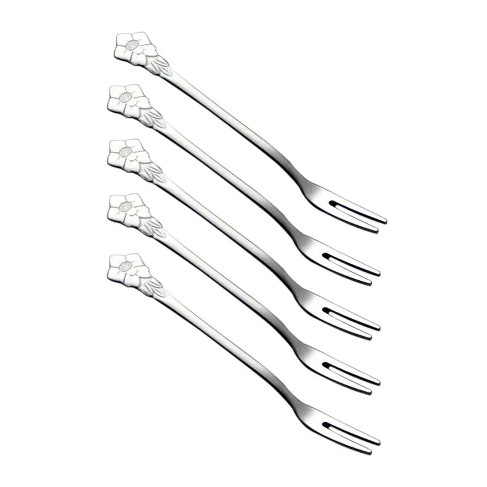 5Pcs/Set Fruit Fork Long Handle Easy to Use Stainless Steel Small Creative 5.3 Inches Cake Fork Tableware Accessories
5Pcs/Set Fruit Fork Long Handle Easy to Use Stainless Steel Small Creative 5.3 Inches Cake Fork Tableware Accessories