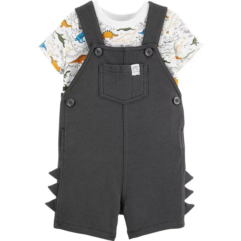 2020 Summer Baby Boy Set Kids Overalls Suit Newborn Baby Boy Girl Clothes Set T-shirt Overalls + Shorts Outfits bebes Clothing 
2020 Summer Baby Boy Set Kids Overalls Suit Newborn Baby Boy Girl Clothes Set T-shirt Overalls + Shorts Outfits bebes Clothing