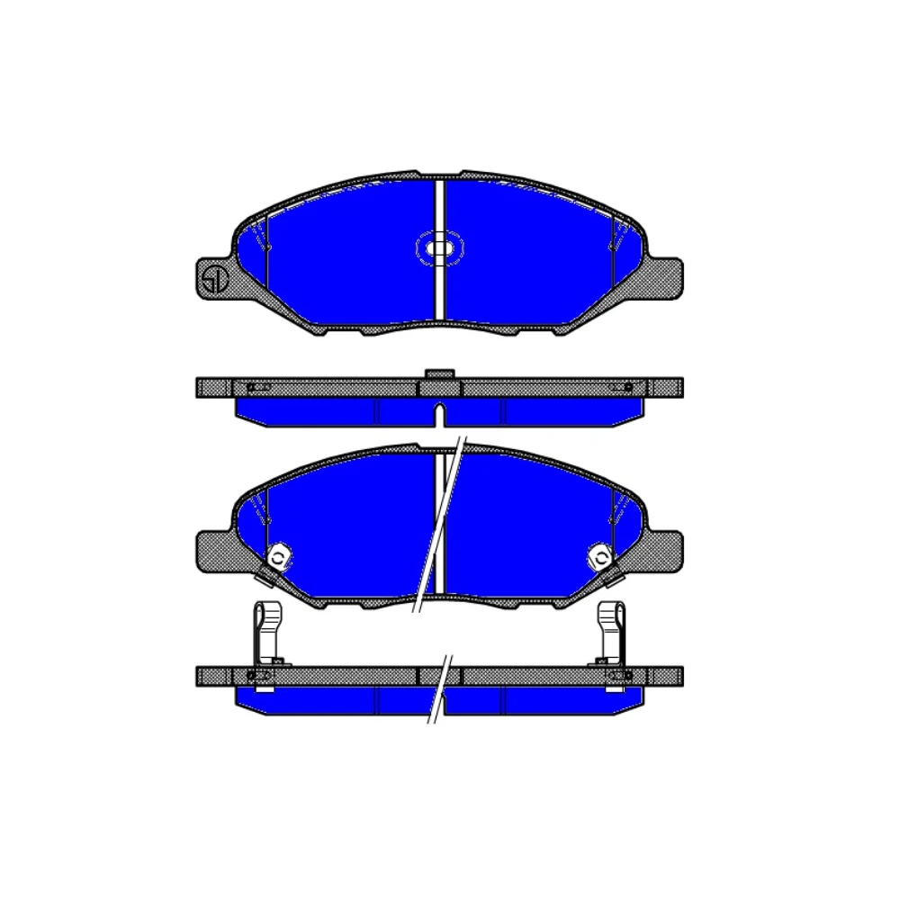 Ceramics Brake pads for NISSAN Versa 1.6 Liter 2009-2011 car Parts Replacement AY040NS110
Ceramics Brake pads for NISSAN Versa 1.6 Liter 2009-2011 car Parts Replacement AY040NS110