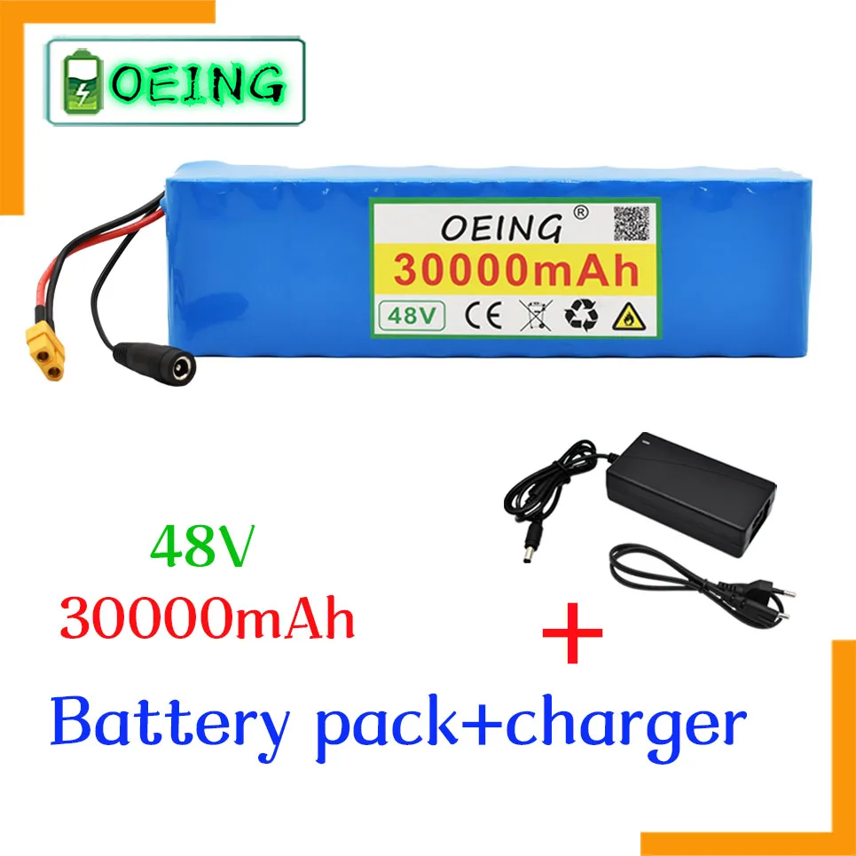 48V 30Ah lithium battery pack 13S3P 30000mAh 1000W High power battery 54.2V Ebike electric bicycle 25A BMS +42V 2A Charger
48V 30Ah lithium battery pack 13S3P 30000mAh 1000W High power battery 54.2V Ebike electric bicycle 25A BMS +42V 2A Charger
