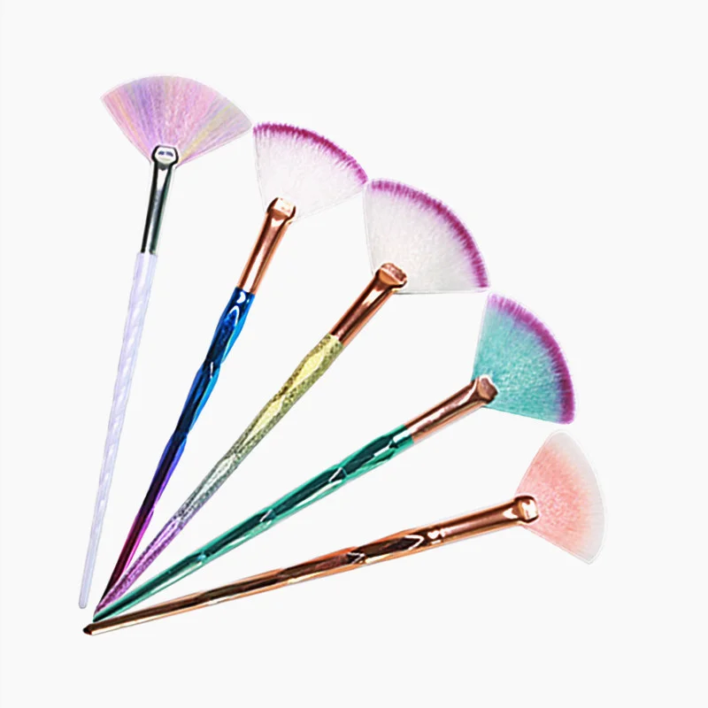 Professional Makeup Brush Diamond Face Fan Powder Brush High Quality Makeup Tool Blush Kit Fan Brush Nail Supplies
Professional Makeup Brush Diamond Face Fan Powder Brush High Quality Makeup Tool Blush Kit Fan Brush Nail Supplies