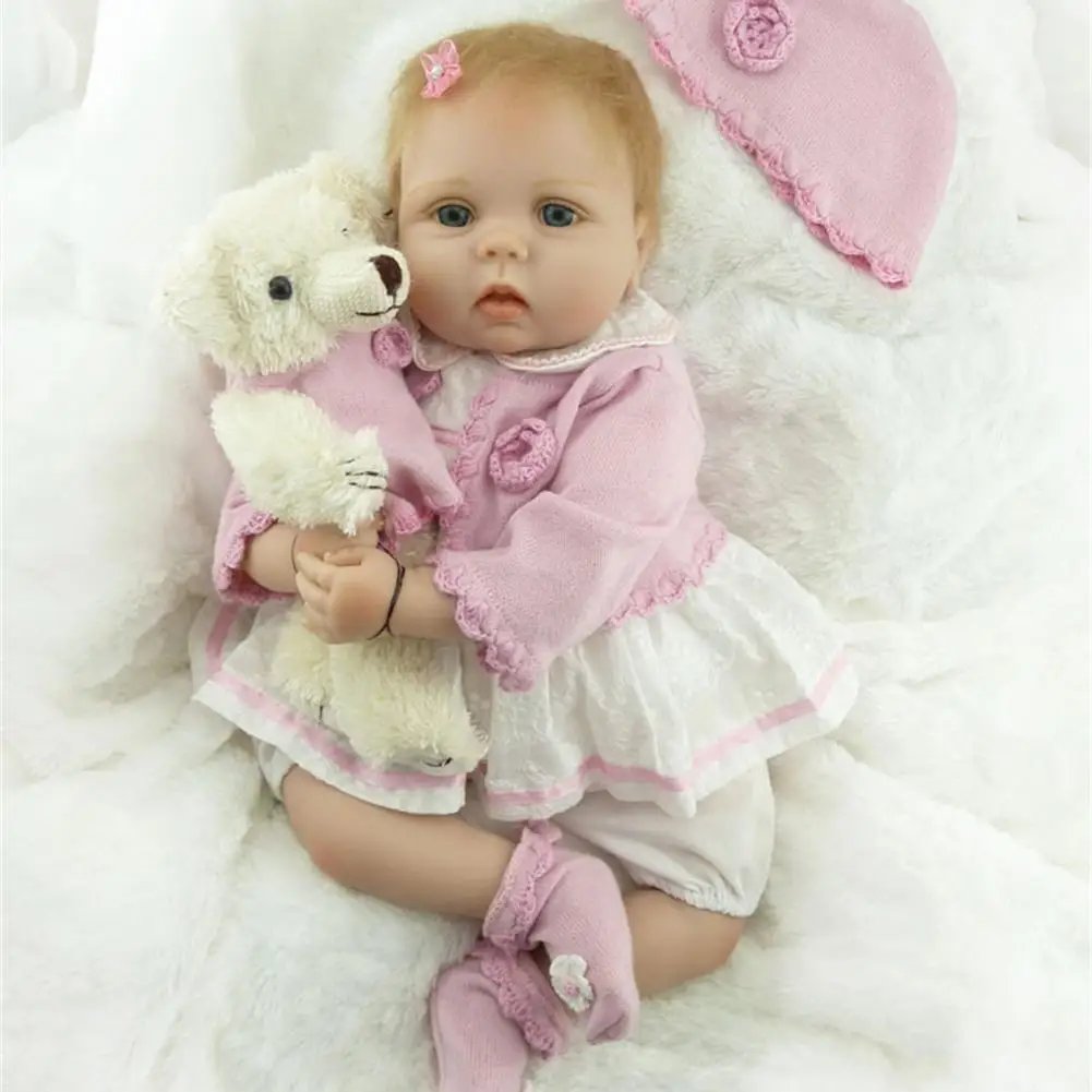 55cm Reborn Silicone Doll Handmade Children's Christmas Doll With Pacifier + Feeding Bottle
55cm Reborn Silicone Doll Handmade Children's Christmas Doll With Pacifier + Feeding Bottle