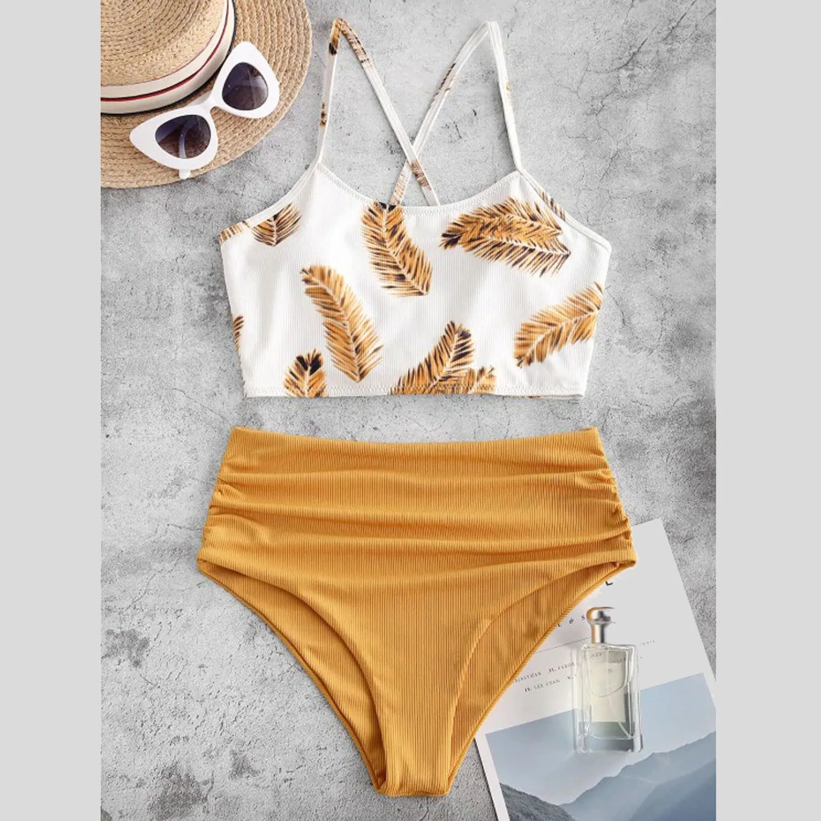 Floral 2 Piece Swimsuits for Women Bikini Set Push Up Padded Full Coverage Sling Bikini Top Tummy Control High Waist Bottom
Floral 2 Piece Swimsuits for Women Bikini Set Push Up Padded Full Coverage Sling Bikini Top Tummy Control High Waist Bottom