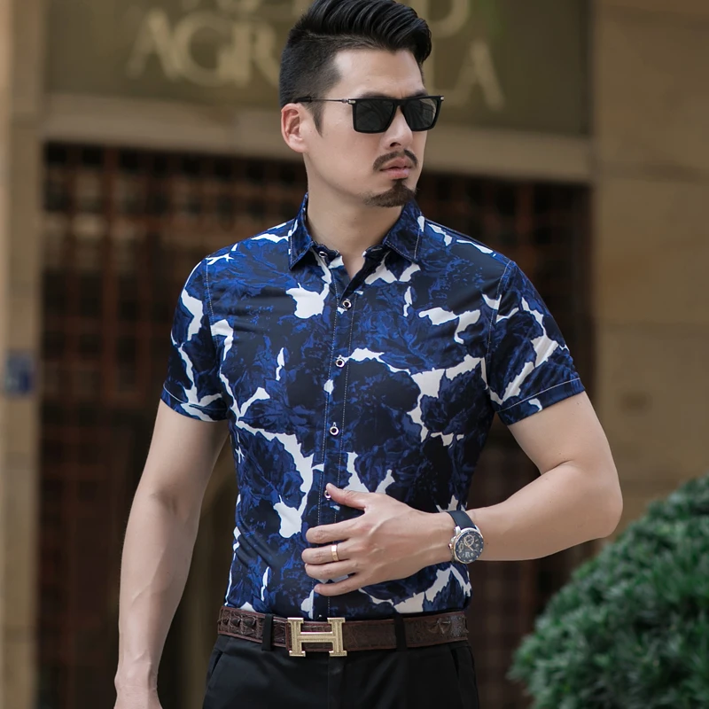 Stretch Clothes Mens Elastic Flowers Printed Shirts For Mens 2020 Fashion Shirts Summer Casual Blouse 5xl 6xl 7xl Plus Size
Stretch Clothes Mens Elastic Flowers Printed Shirts For Mens 2020 Fashion Shirts Summer Casual Blouse 5xl 6xl 7xl Plus Size