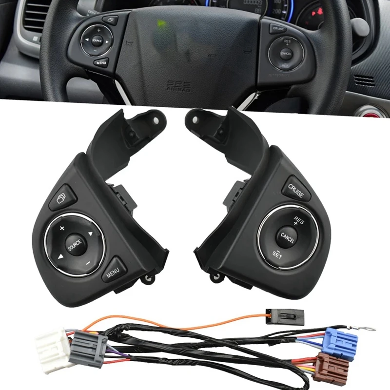 Car Multi-Function Steering Wheel Button Switch Cruise Control Switch for Honda CRV 2012 -2016 35880T0AA11
Car Multi-Function Steering Wheel Button Switch Cruise Control Switch for Honda CRV 2012 -2016 35880T0AA11