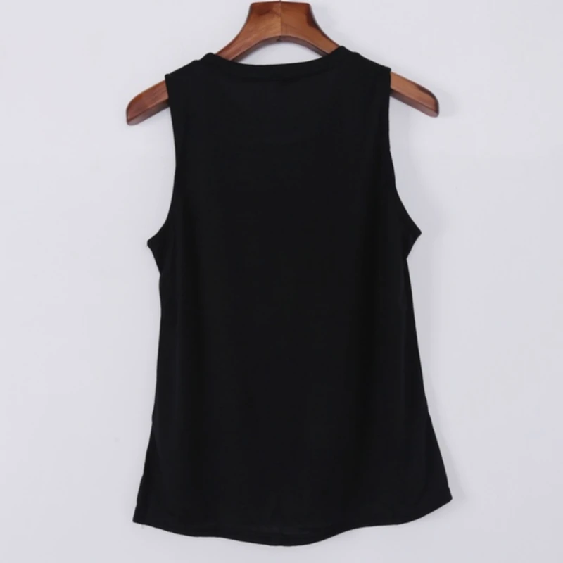 2021 Summer Top Womens Sleeveless Tank Top Black Round Neck Women Regular Fit Wear Letter Printed T-shirt Tee
2021 Summer Top Womens Sleeveless Tank Top Black Round Neck Women Regular Fit Wear Letter Printed T-shirt Tee