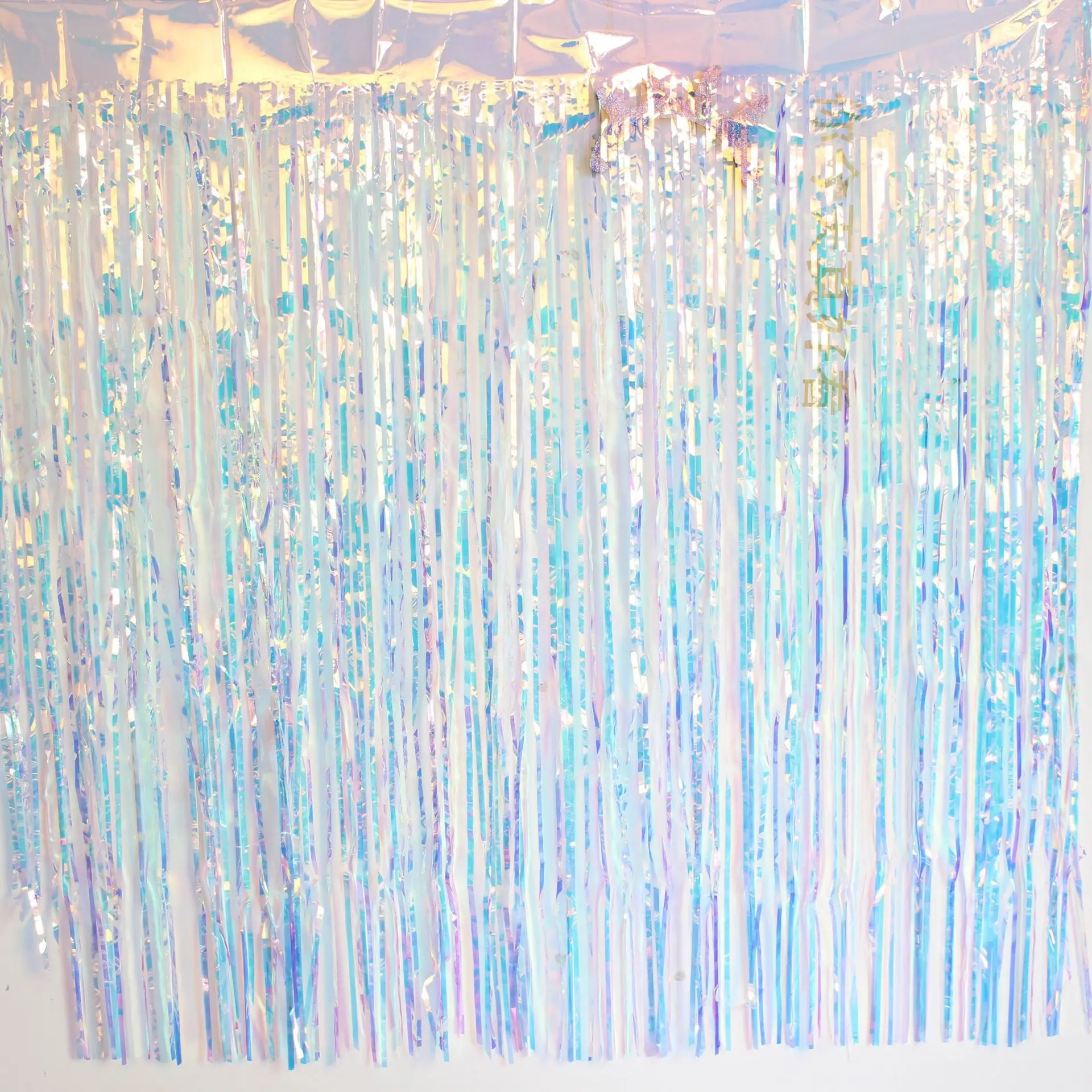 Transparent Colorful Film Wedding Rain Silk Curtain Pull Flower Party Decoration Stage Background Wall Decoration
Transparent Colorful Film Wedding Rain Silk Curtain Pull Flower Party Decoration Stage Background Wall Decoration