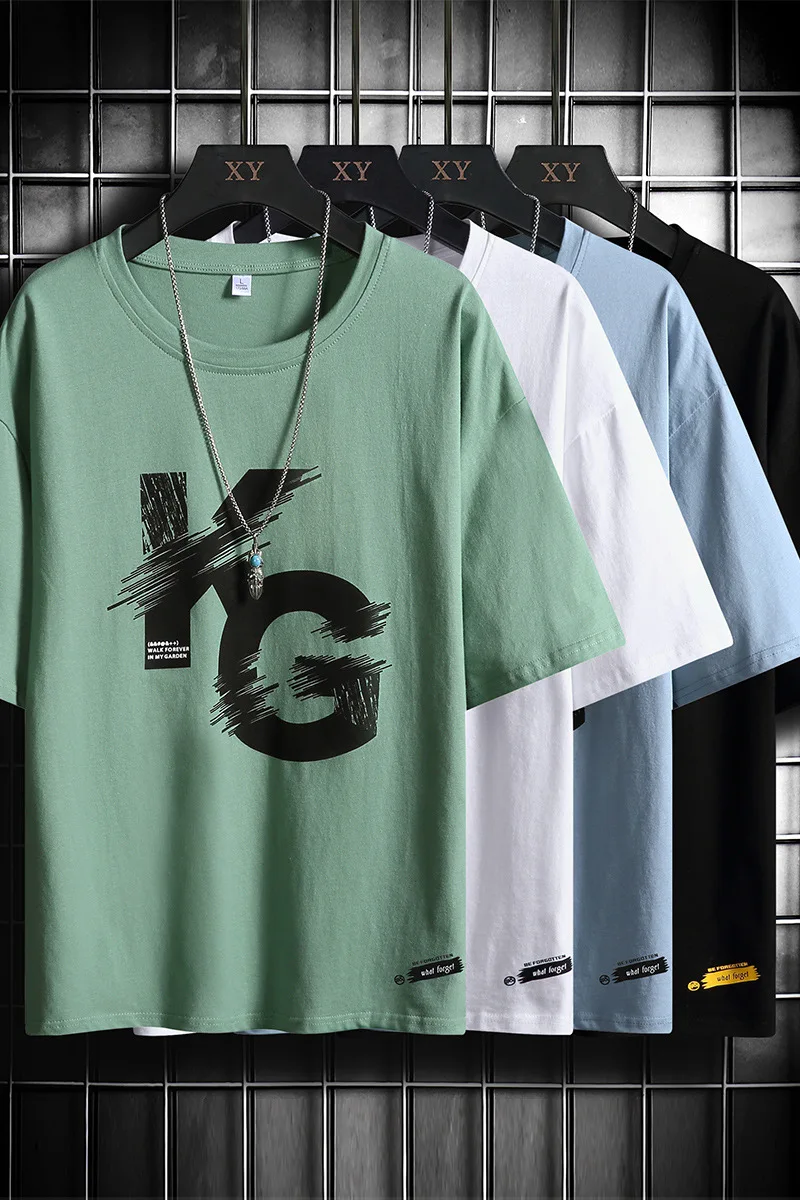 2021 T-shirt Men's Short Sleeve Ins Loose Trendy All-Match Casual Half Sleeve Summer Half Sleeves T-shirt harajuku shirts
2021 T-shirt Men's Short Sleeve Ins Loose Trendy All-Match Casual Half Sleeve Summer Half Sleeves T-shirt harajuku shirts