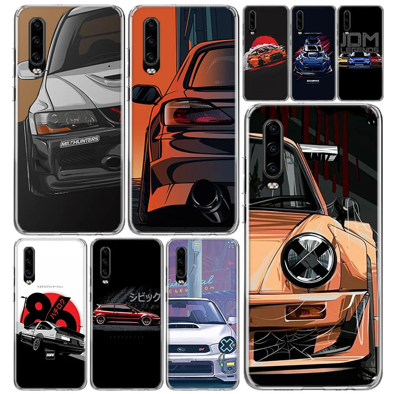 Классный спортивный автомобиль комикс чехол для телефона Huawei P40 P30 P20 P10 Mate 30 20 10 P