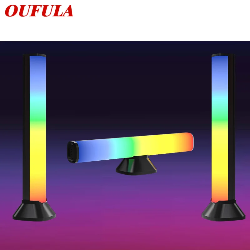 OUFULA RGB эффект освещения, симфоническая фоновая музыка, атмосферная лампа, украшение для дома Бар караоке гостиница 2 упаковки 
OUFULA RGB эффект освещения, симфоническая фоновая музыка, атмосферная лампа, украшение для дома Бар караоке гостиница 2 упаковки