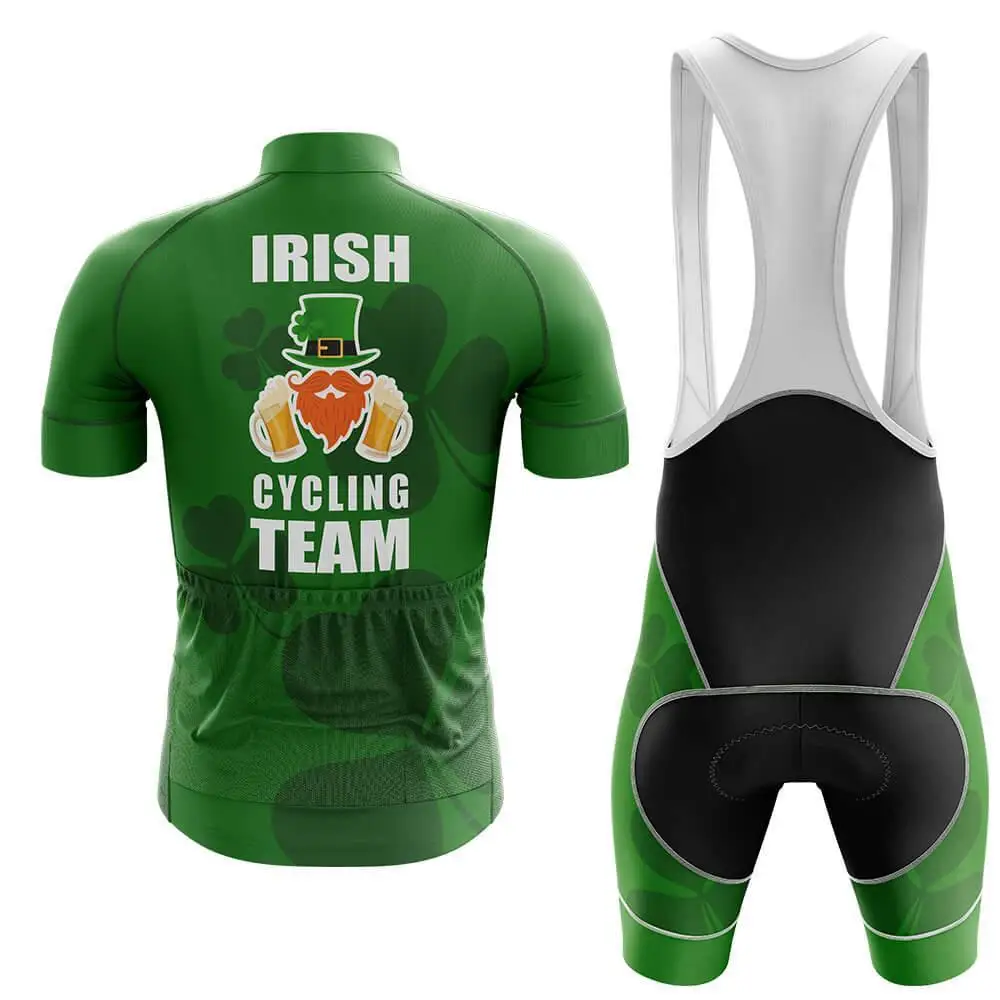 Irish men's green cycling suit, sun protection suit, outdoor cycling suit 
Irish men's green cycling suit, sun protection suit, outdoor cycling suit