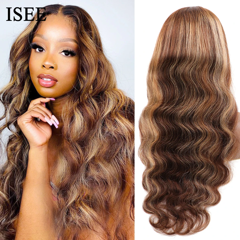 ISEE HAIR Ombre Hair Highlight Wig Human Hair Wigs Body Wave Lace Closure Wigs Pre pluck Peruvian Body Wave 13X4 Lace Front Wig
ISEE HAIR Ombre Hair Highlight Wig Human Hair Wigs Body Wave Lace Closure Wigs Pre pluck Peruvian Body Wave 13X4 Lace Front Wig
