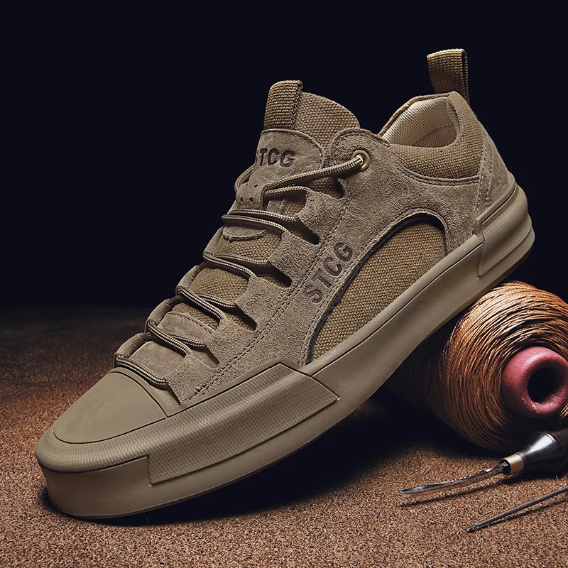 Luxury Suede Leather Men's Sneakers Denim Lace Up Mens Casual Shoes Outdoor Canvas Shoes Male Handmade Leisure Shoes For Man
Luxury Suede Leather Men's Sneakers Denim Lace Up Mens Casual Shoes Outdoor Canvas Shoes Male Handmade Leisure Shoes For Man