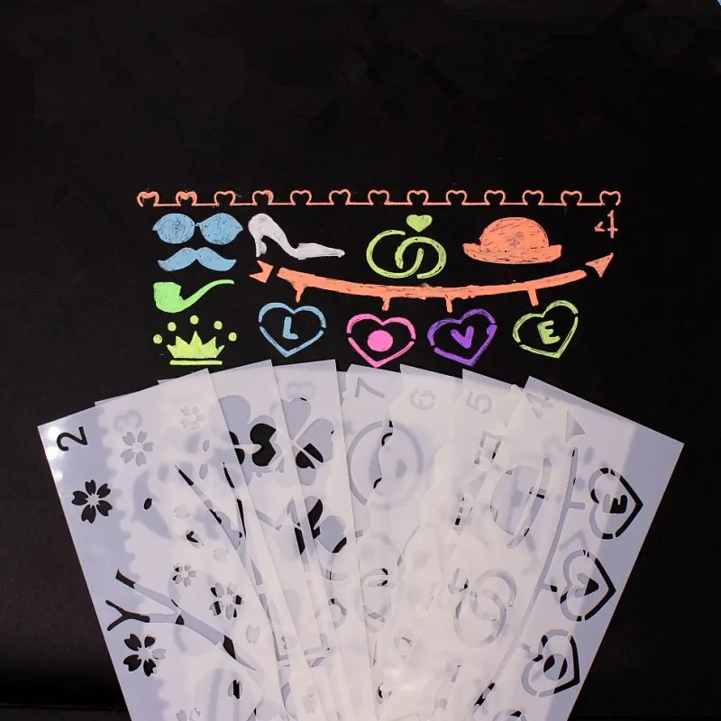Cartoon Children Lace Ruler Diy Handmade Materials Production Drawing Template Drawing Hollow Tool Accessories 2021
Cartoon Children Lace Ruler Diy Handmade Materials Production Drawing Template Drawing Hollow Tool Accessories 2021