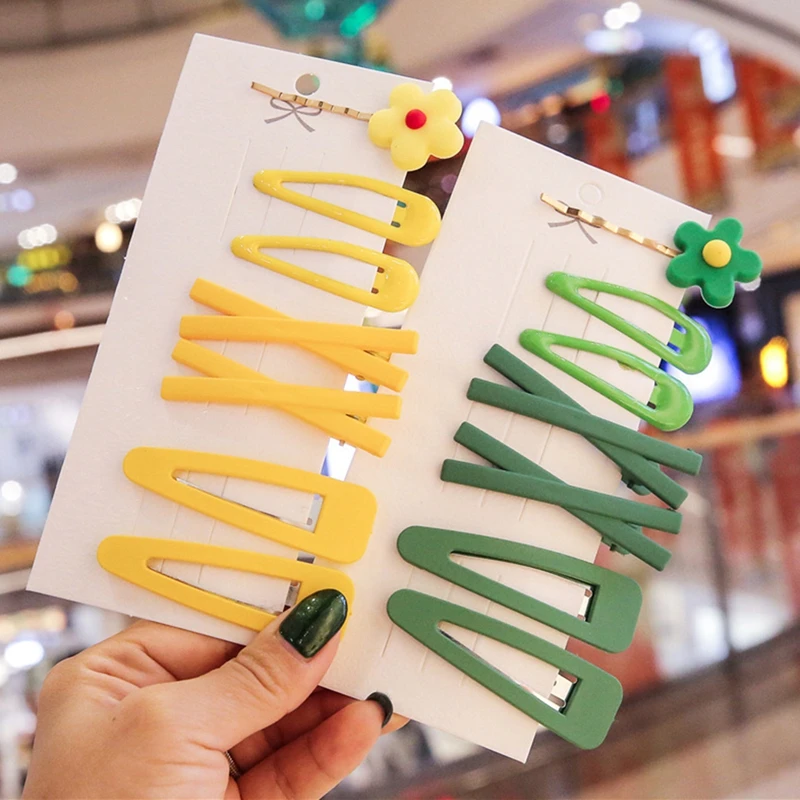7PCS Solid Color Hair Clip Flower Bobby Pin Alligator Hair Clip Snap Barrette Hairpins Hair Clips Barrettes Headwear Accessories
7PCS Solid Color Hair Clip Flower Bobby Pin Alligator Hair Clip Snap Barrette Hairpins Hair Clips Barrettes Headwear Accessories