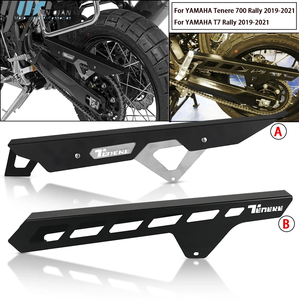 CNC Aluminum Black Motorcycle Accessories Chain Guard Extension Cover For YAMAHA TENERE 700 TENERE700 Rally T7 2019 2020 2021
CNC Aluminum Black Motorcycle Accessories Chain Guard Extension Cover For YAMAHA TENERE 700 TENERE700 Rally T7 2019 2020 2021