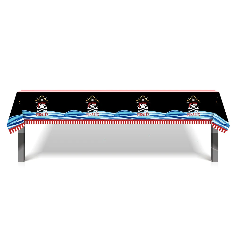 Disposable Striped Tablecover Party Favors Nautical Pirate Tablecloth Ocean Corsair Buccaneer Kids Party Decoration 130*220cm
Disposable Striped Tablecover Party Favors Nautical Pirate Tablecloth Ocean Corsair Buccaneer Kids Party Decoration 130*220cm