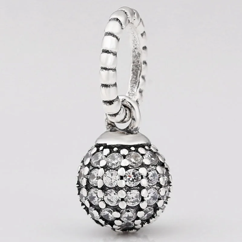Original 925 Sterling Silver Charm New Style With Crystal Ball Pendant Fit Pandora Women Bracelet & Necklace Diy Jewelry
Original 925 Sterling Silver Charm New Style With Crystal Ball Pendant Fit Pandora Women Bracelet & Necklace Diy Jewelry