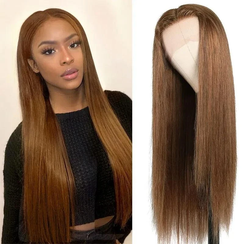 Long Straight Synthetic Lace Front Wig For Women Smooth Wig 26# Synthetic Lace Wigs High Density Daily wig
Long Straight Synthetic Lace Front Wig For Women Smooth Wig 26# Synthetic Lace Wigs High Density Daily wig