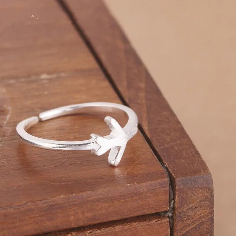 Fashion Silver Color Cute Airplane Open Rings for Women Girls Creative Gifts Female Mujer Anillos Party Gift Female SR413
Fashion Silver Color Cute Airplane Open Rings for Women Girls Creative Gifts Female Mujer Anillos Party Gift Female SR413