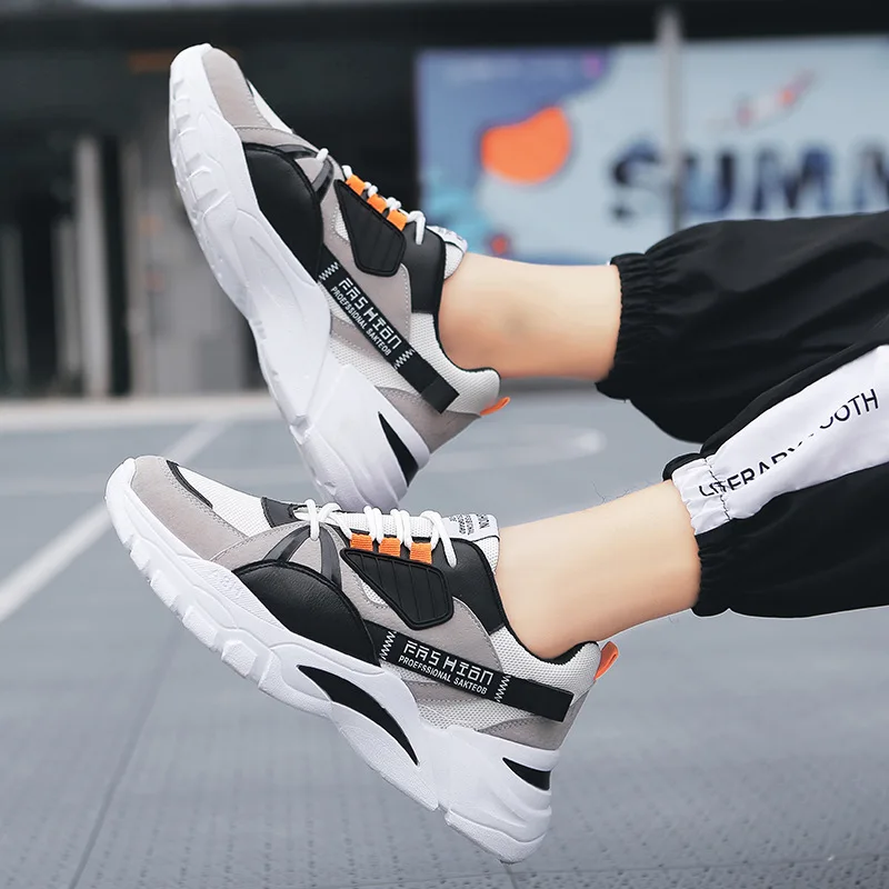 Men Mesh Shoes Spring Autumn Fashion Casual Sports Flats Breathable Comfortable Thick-soled Daddy Sneakers Male Plus Size 38-45
Men Mesh Shoes Spring Autumn Fashion Casual Sports Flats Breathable Comfortable Thick-soled Daddy Sneakers Male Plus Size 38-45
