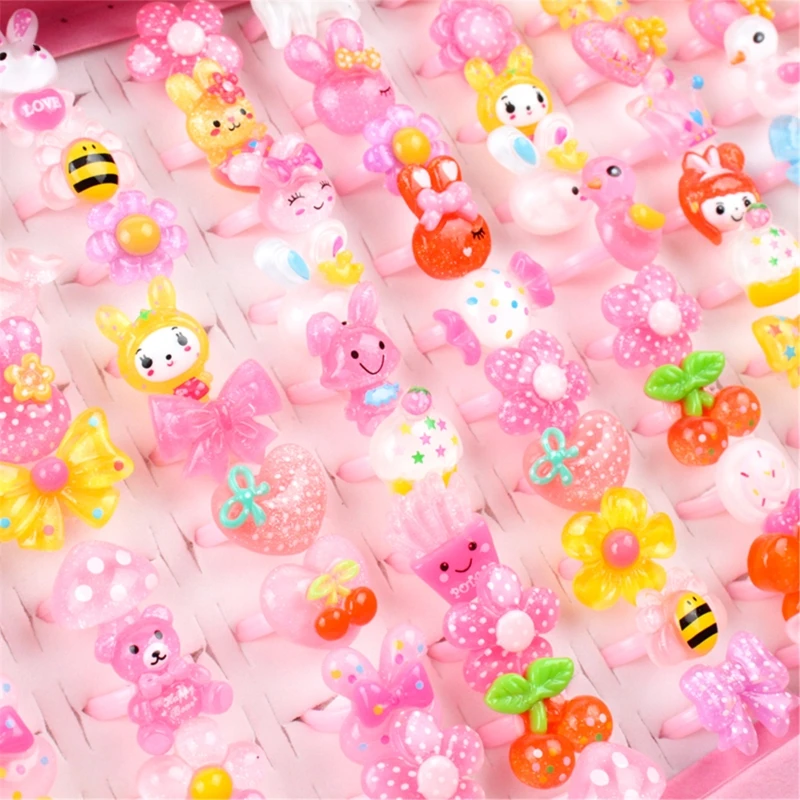 10pcs/lot Children's Cartoon Rings Candy Flower Animal Bow Shape Ring Set Mix Finger Jewellery Rings Kid Girls Toys
10pcs/lot Children's Cartoon Rings Candy Flower Animal Bow Shape Ring Set Mix Finger Jewellery Rings Kid Girls Toys