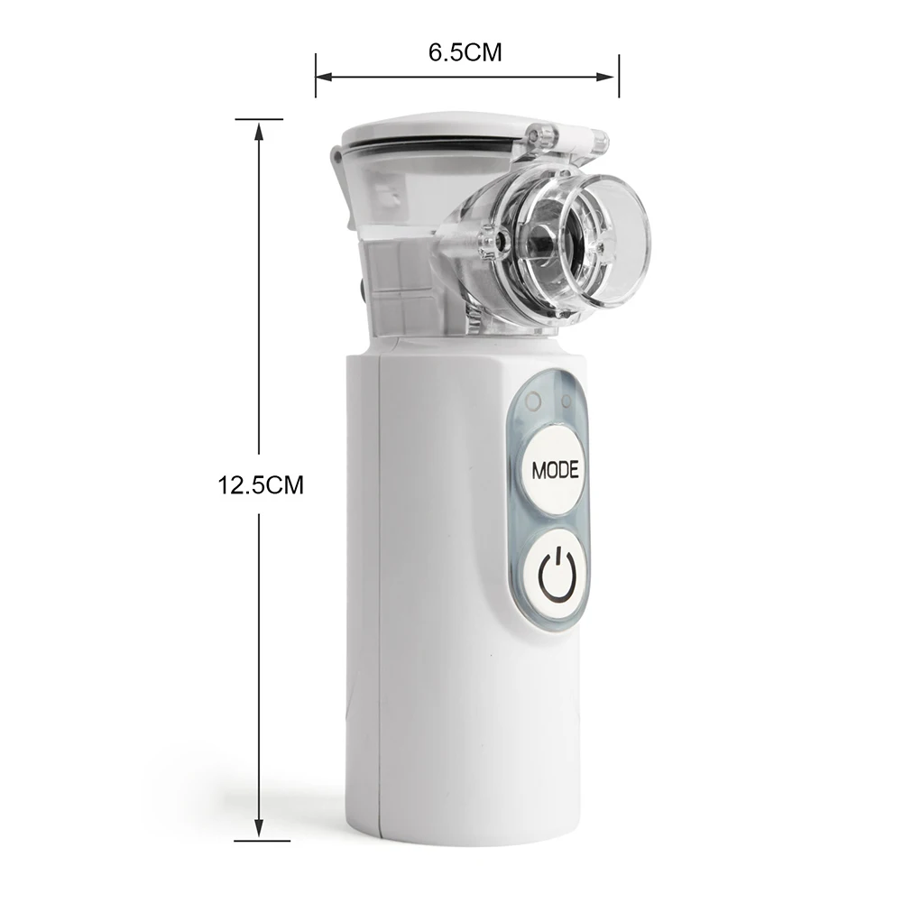 Portable Ultrasonic Nebulizer Inhaler Handheld Silent Atomizer for Baby Adult Kids Asthma Autoclean Nasal Inhale Humidifier 
Portable Ultrasonic Nebulizer Inhaler Handheld Silent Atomizer for Baby Adult Kids Asthma Autoclean Nasal Inhale Humidifier