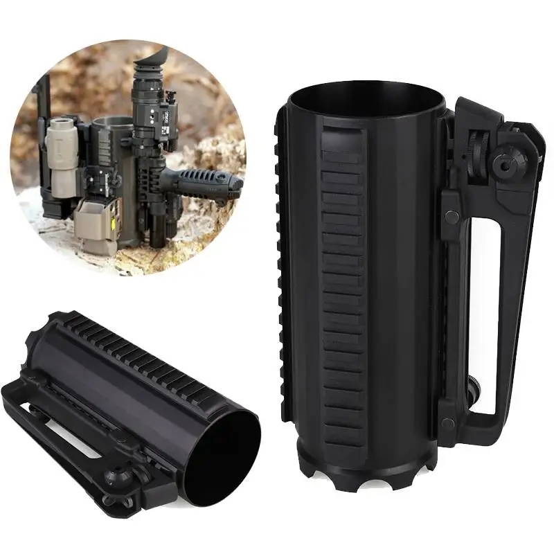 Bugleman Aluminum Tactical Battle Mug Detachable Carry Military Rail Mug Cup Tactical Military Multifunction Hunting Kit
Bugleman Aluminum Tactical Battle Mug Detachable Carry Military Rail Mug Cup Tactical Military Multifunction Hunting Kit