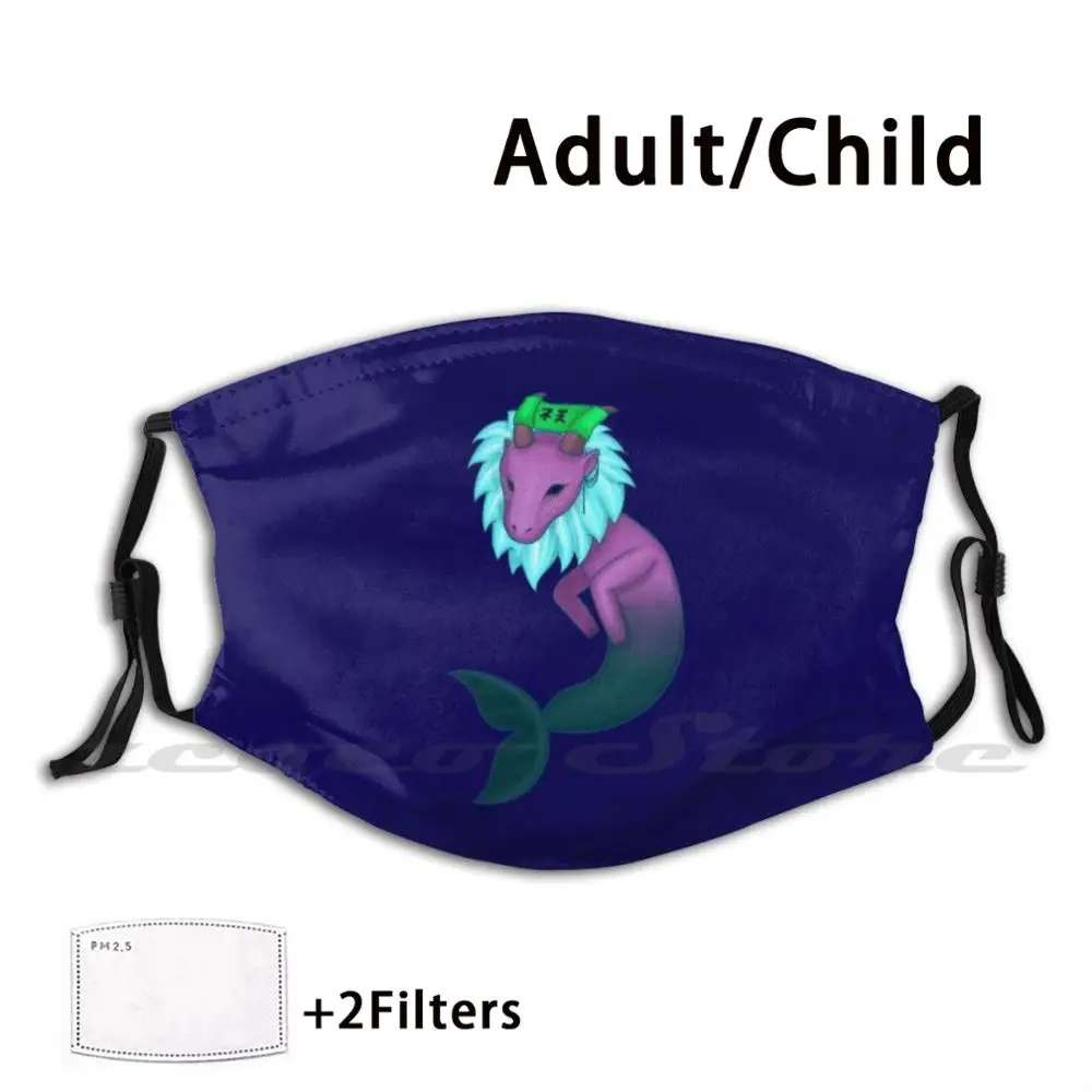 Cosmic Sea Goat Mask Cloth Washable DIY Filter Pm2.5 Adult Kids Animal Creature Sea Goat Sea Lion Fantasy Cosmic Space
Cosmic Sea Goat Mask Cloth Washable DIY Filter Pm2.5 Adult Kids Animal Creature Sea Goat Sea Lion Fantasy Cosmic Space