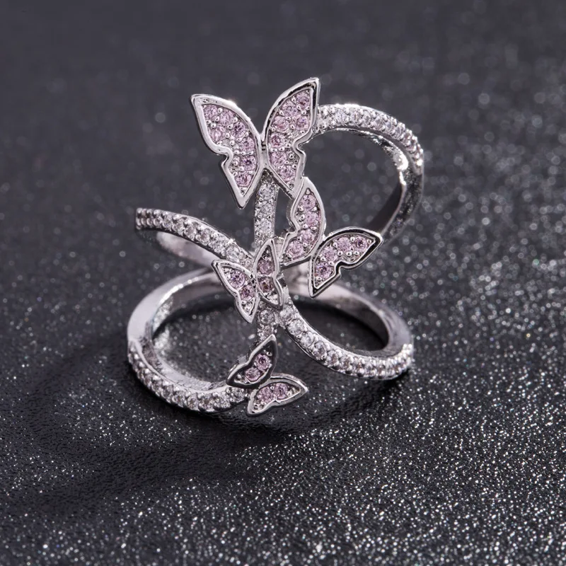 SuePhil New 2020 Women Rings Butterfly Light Pink Crystal Zircon Wings Ring for Women Trendy Jewelry rings
SuePhil New 2020 Women Rings Butterfly Light Pink Crystal Zircon Wings Ring for Women Trendy Jewelry rings
