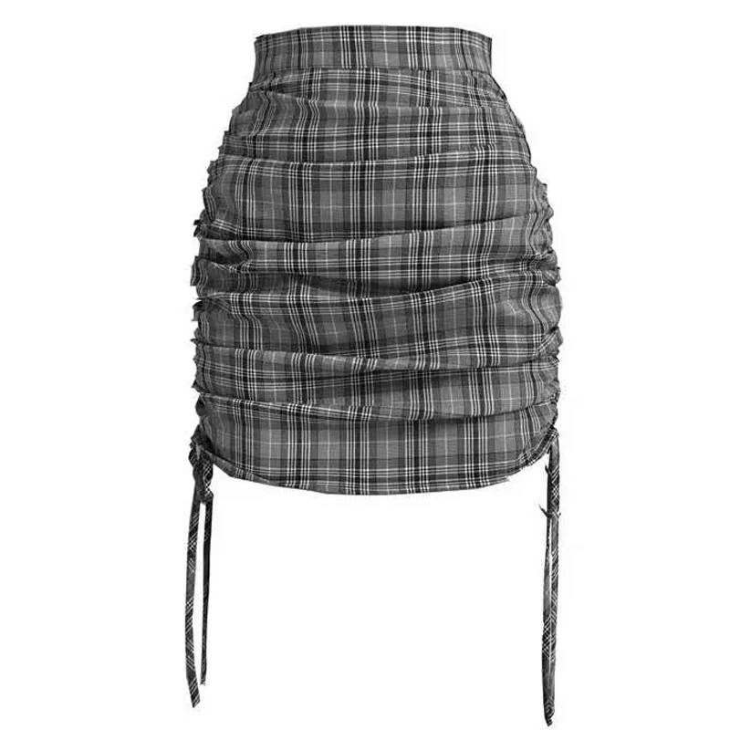 2021 Gothic Black Punk Sexy Club Women Mini Plaid Skirts Goth Girls Harajuku Hipster Bodycon High Waist Summer Female Skirt
2021 Gothic Black Punk Sexy Club Women Mini Plaid Skirts Goth Girls Harajuku Hipster Bodycon High Waist Summer Female Skirt