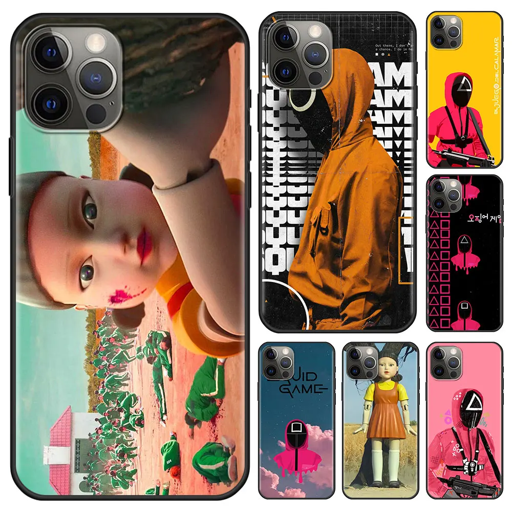Hot Game Squid Game Phone Case for Apple iPhone 11 12 13 Pro Max 7 8 Plus 6 6S+ X XS XR SE 2020 Silicone Back Cover Coque Shell
Hot Game Squid Game Phone Case for Apple iPhone 11 12 13 Pro Max 7 8 Plus 6 6S+ X XS XR SE 2020 Silicone Back Cover Coque Shell