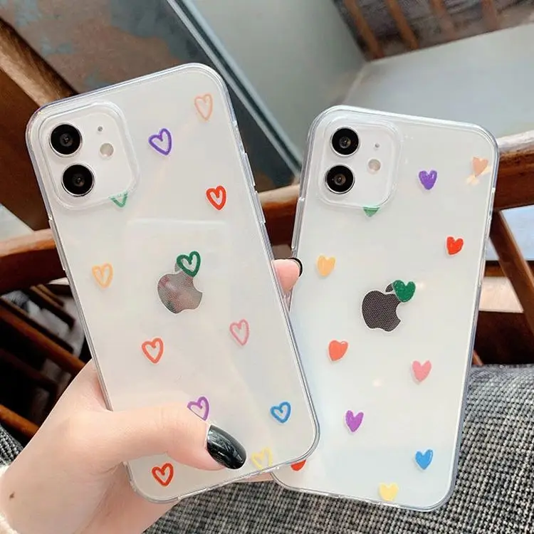 Cute Love Heart Transparent Clear Case For iphone 12 11 Pro Max Soft TPU HD Cover for iphone 6 7 8 Plus X XR XS Max SE 2020
Cute Love Heart Transparent Clear Case For iphone 12 11 Pro Max Soft TPU HD Cover for iphone 6 7 8 Plus X XR XS Max SE 2020